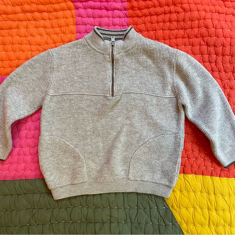 Zara Quarter zip Sweater